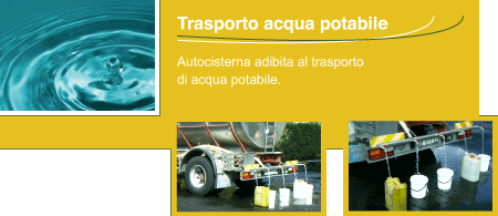 Trasporto acqua potabile